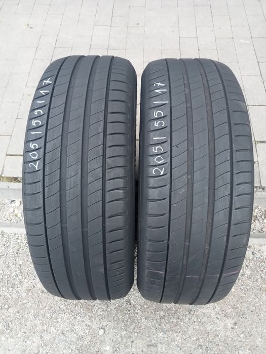 2x Opony Używane Letnie 205/55R17 Michelin