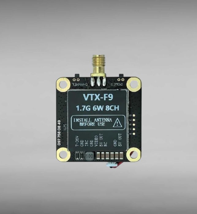 Відеопередавач Readytosky 1.7G 6W передавач vtx 1.7 1.9 під vrx 1.7