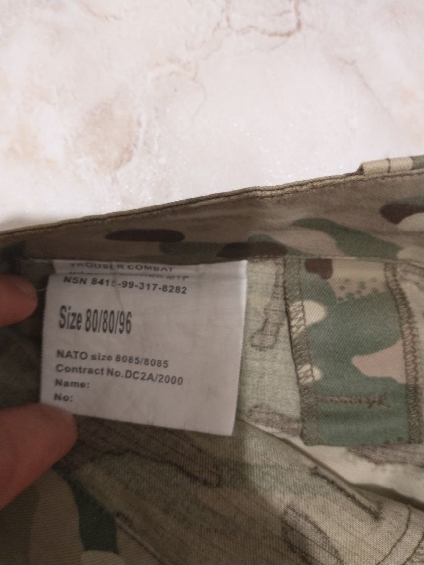 Spodnie bojówki Trouser combat warm weather mtp
