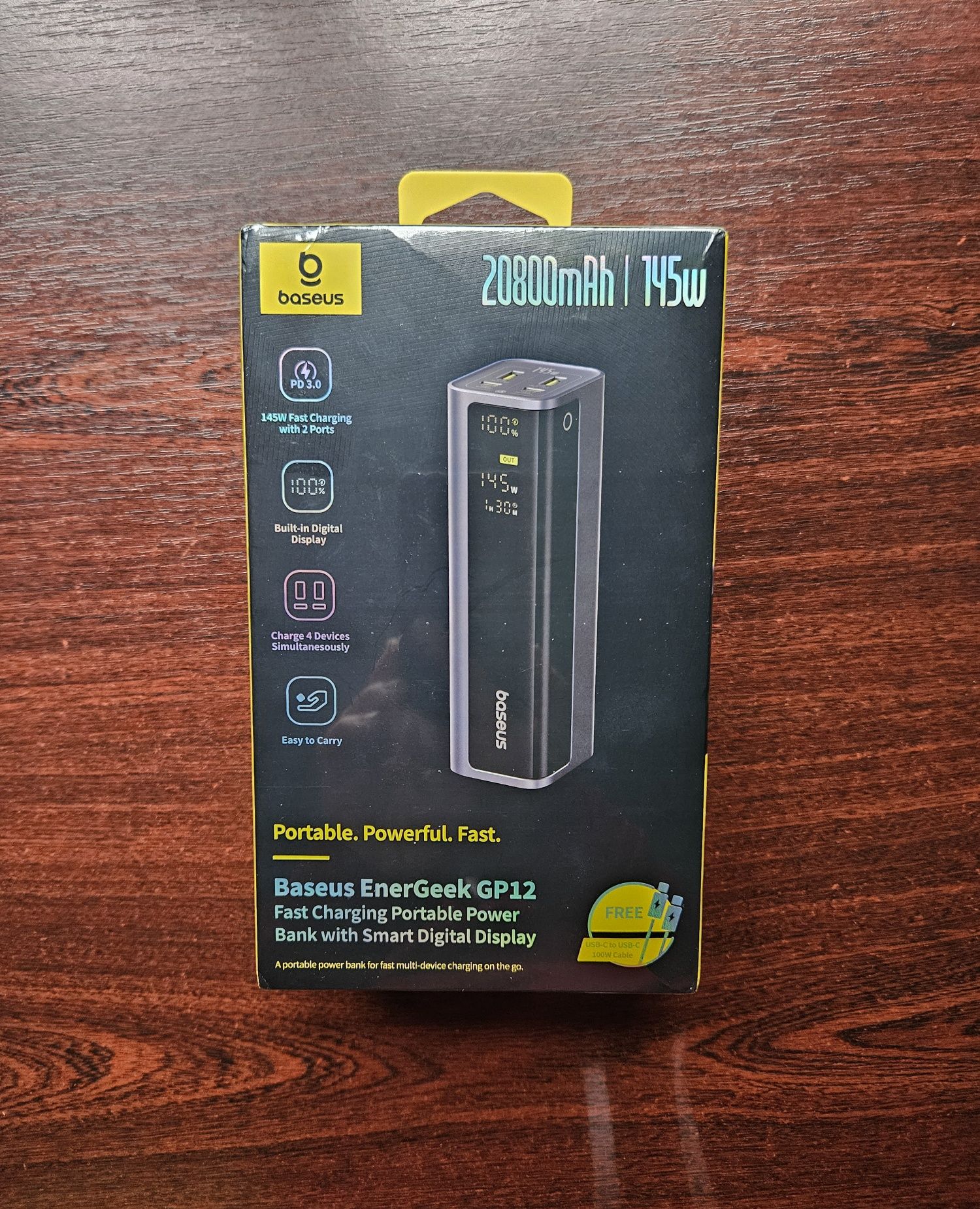 Павербанк Baseus 20800mAh,145W