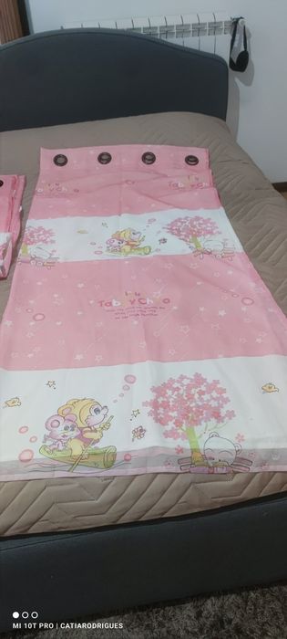 Cortinados criança e 2 fronhas