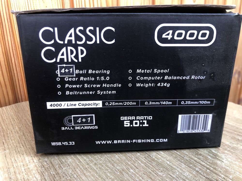 Котушка Brain classic carp 4000