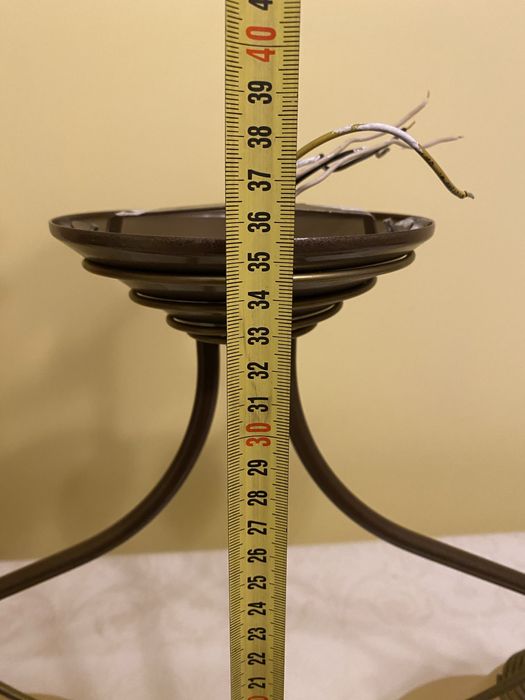 Lampa sufitowa kremowe klosze