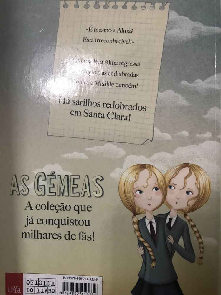 Livro-As Gémeas-Mais aventuras no Colégio de Santa Clara-Enid Blyton