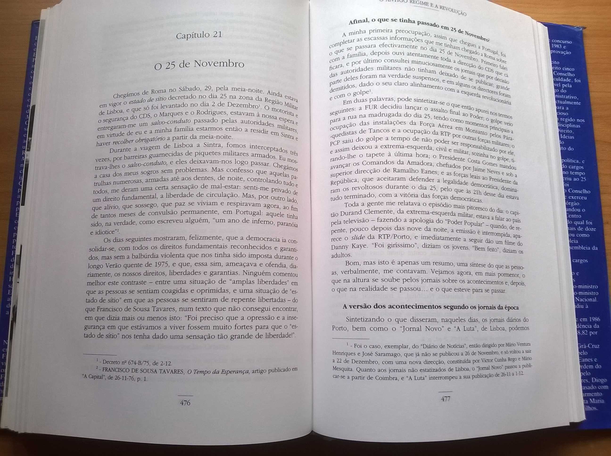 O Antigo Regime e a Revolução (autografado) - Diogo Freitas do Amaral