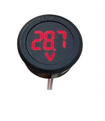 Woltomierz DC 4-100V LED cyfrowy okrągły