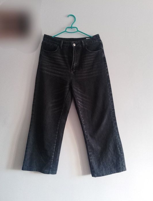 Джинси чорні, прямі