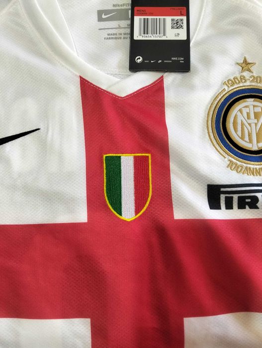 camisola nike alternativa inter milan adriano tamanho L
