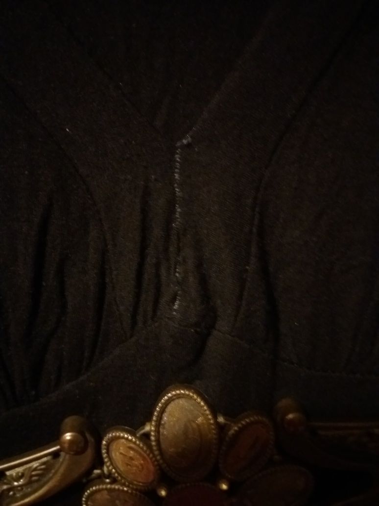 Krótka tunika damska z brożką z Vintage