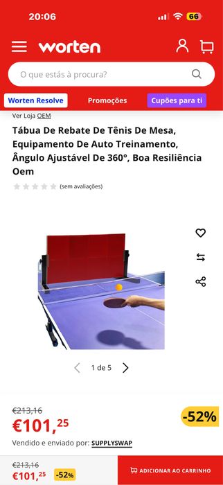 Tabela de retorno de tenis de mesa, ping pong, 8 borrachas de topo