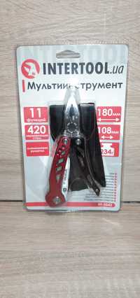 Мультиінструмент 180 мм, 11 в 1 INTERTOOL HT-0542