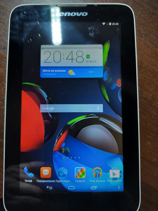 Планшет lenovo A330-GV з sim