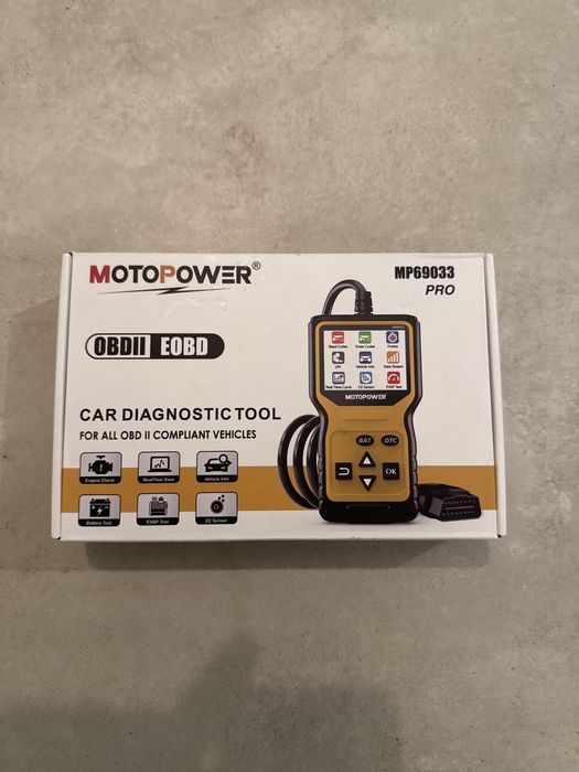 MP69033 Автомобільний сканер OBD2 зчитувач кодів