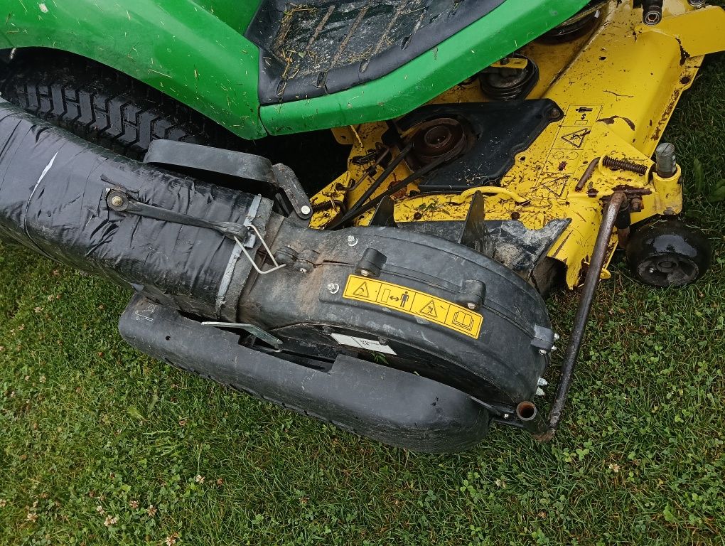 Traktorek kosiarka John Deere X740 kosz na trawę komplet FV
