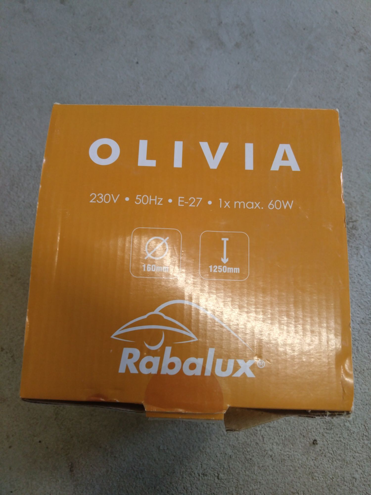 Lampa kuchenna srebrna INOX Rabalux Olivia