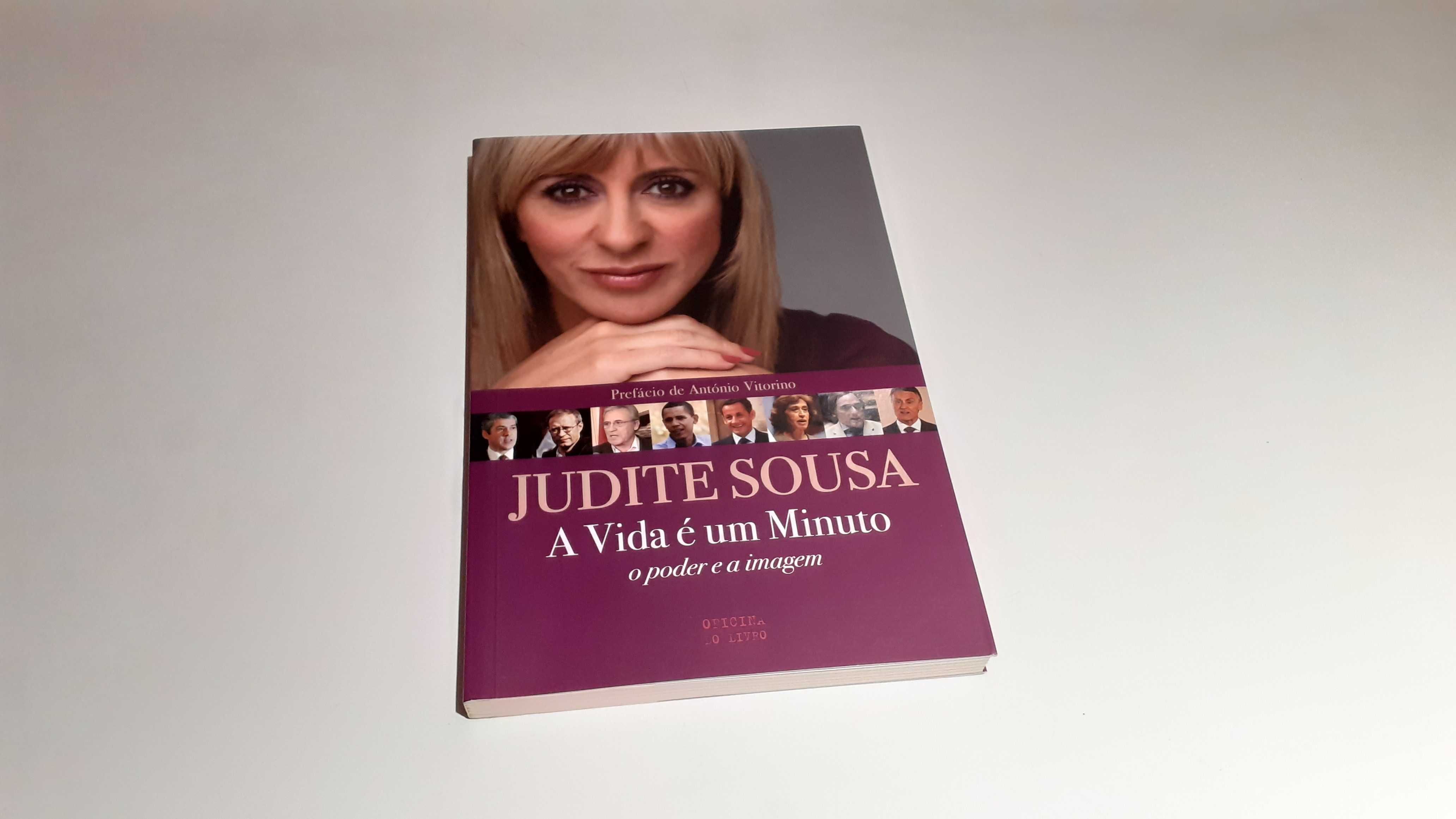 Livro como novo "A Vida é um Minuto” de Judite Sousa
