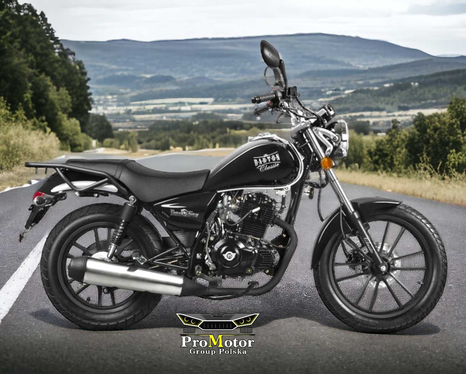 motocykl Barton CLASSIC 125 od ręki dostawa GRATIS promocja ProMotor