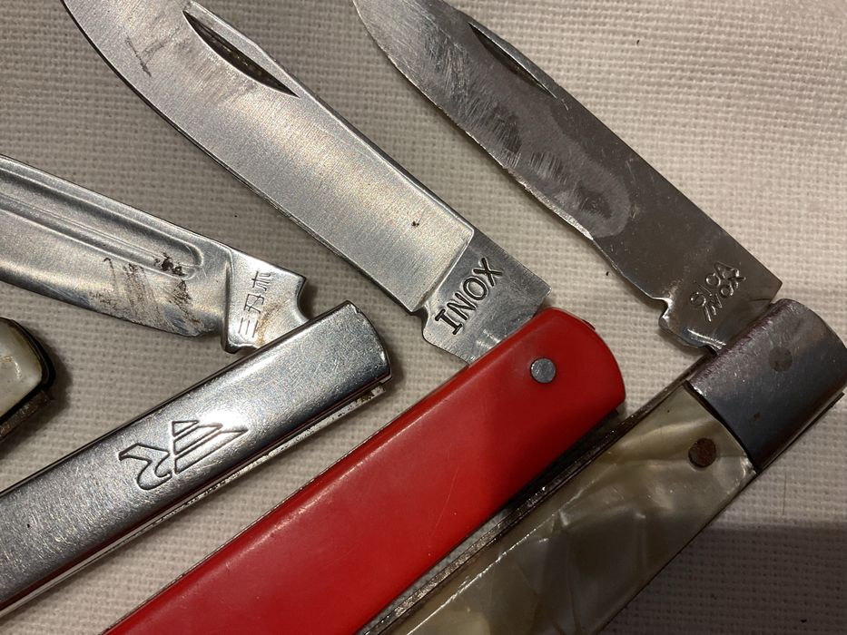 Lote 10 canivetes antigos