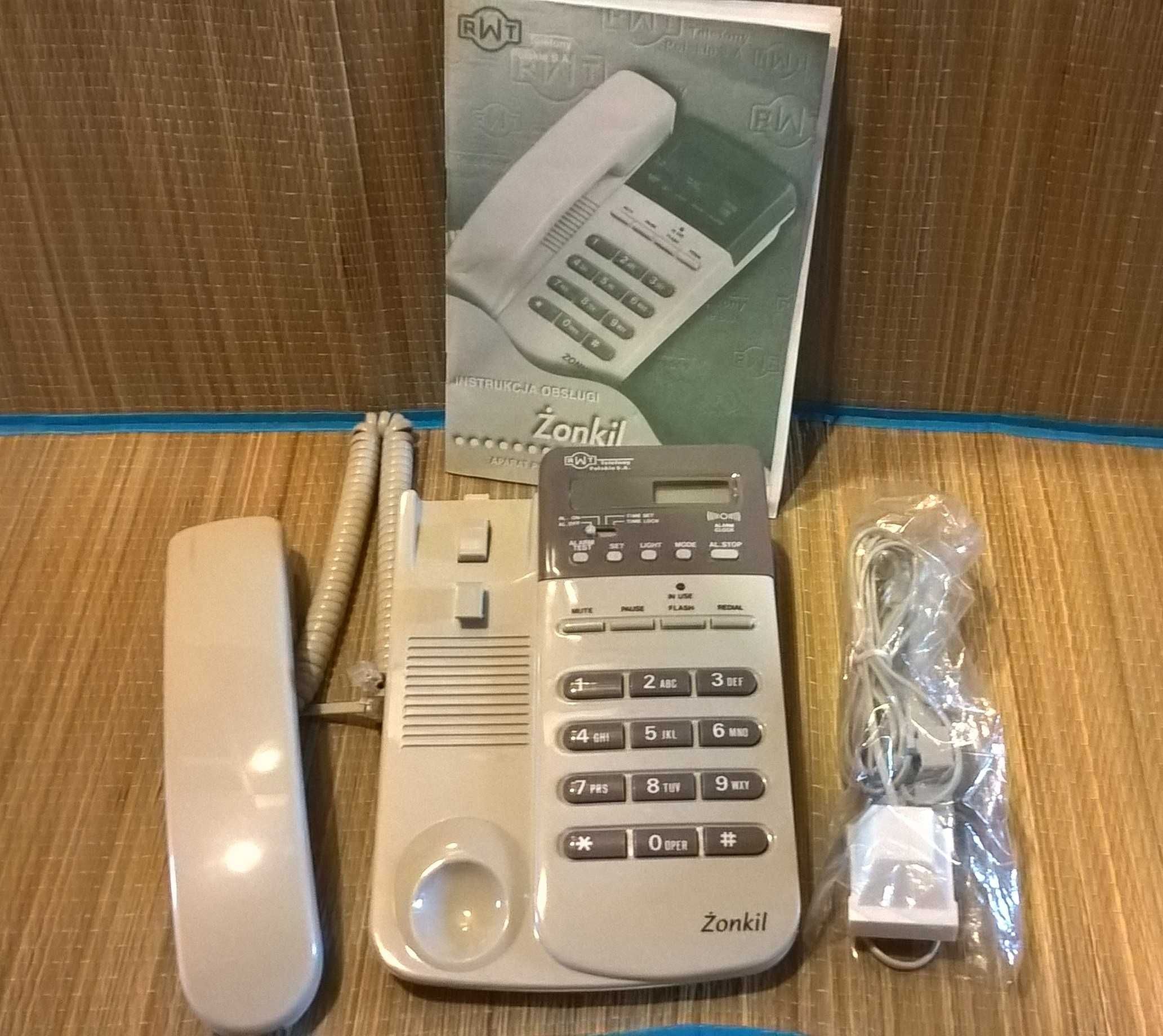 Nowy telefon stacjonarny Żonkil telefony polskie s.a.