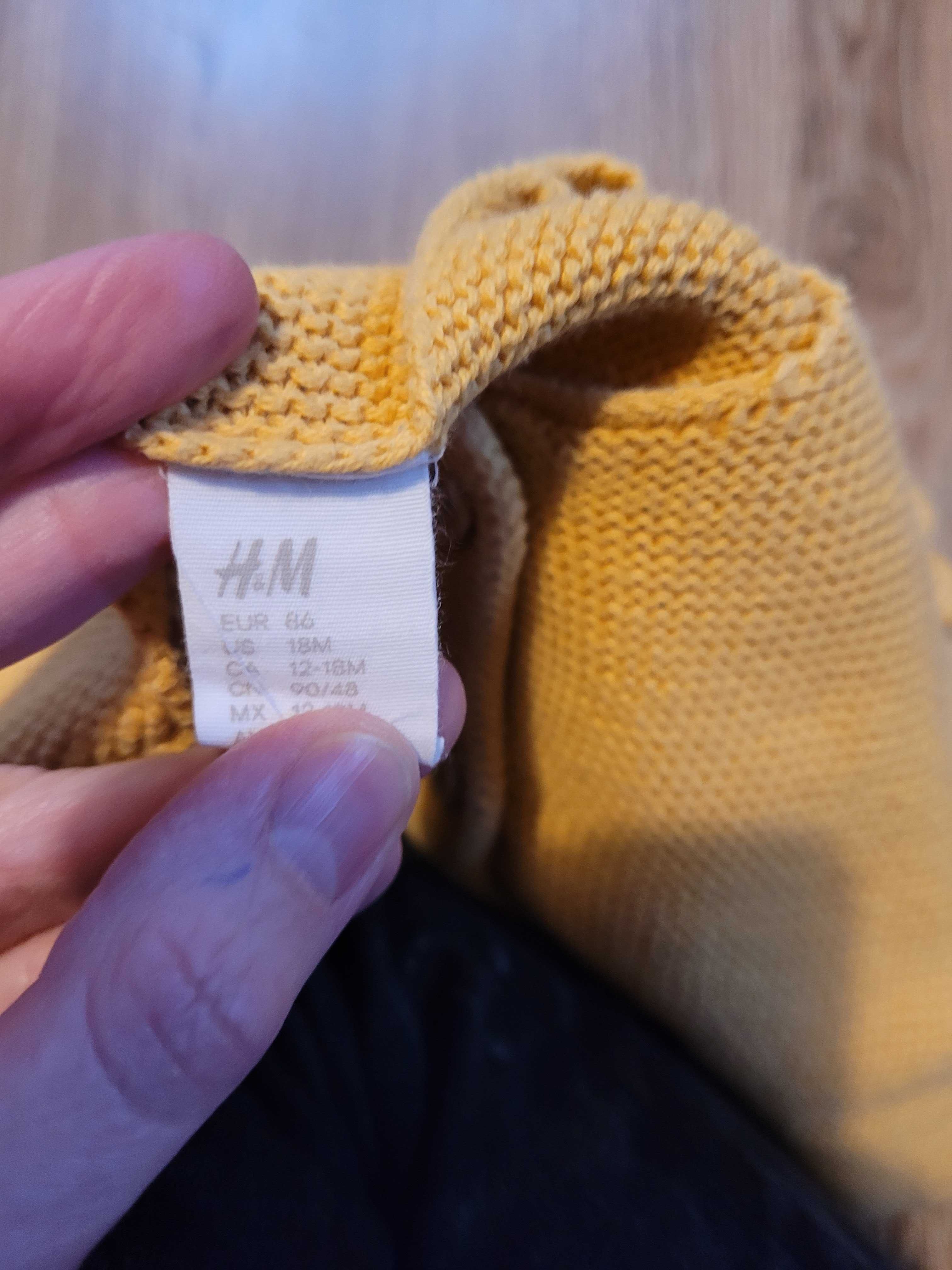 Sweter miodowy r 86 kardigan
