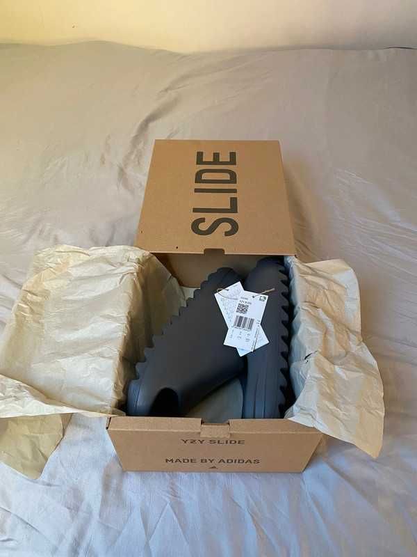 *NoweAdidas YeezySlideGreyButy*Dowód zakupu 38
