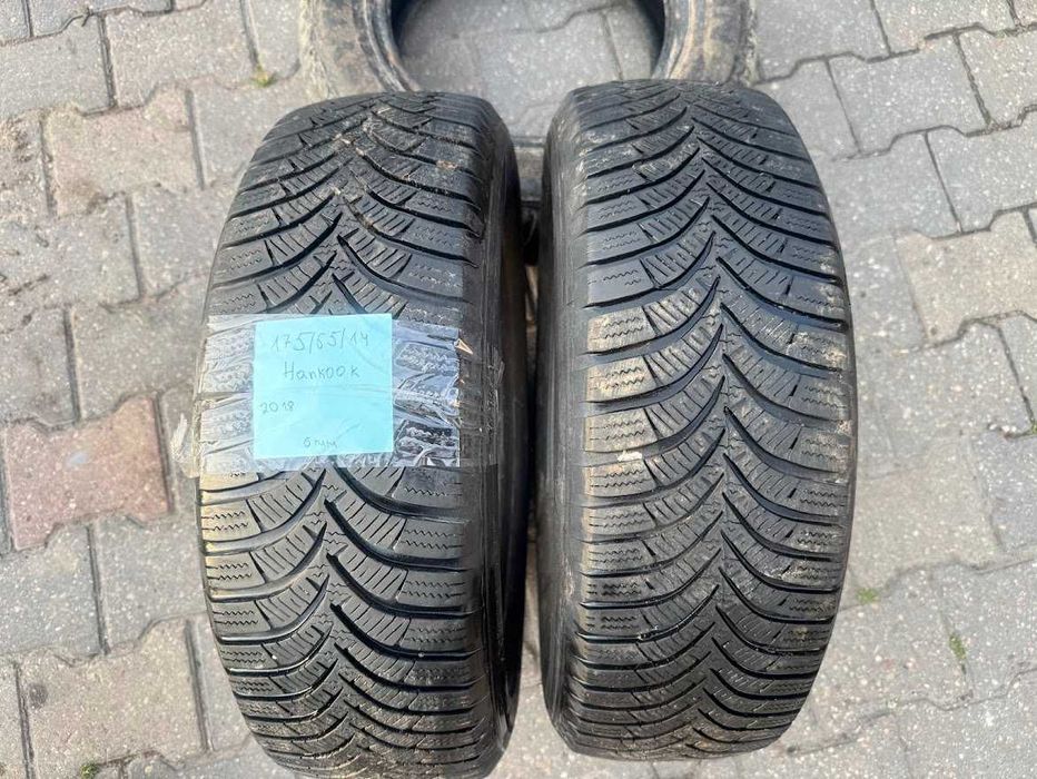 шини скати колеса 175 65 14 Hankook 2018 p 6 mm 2 шт зима