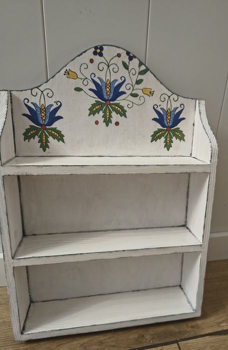 Półka decoupage dekoracja