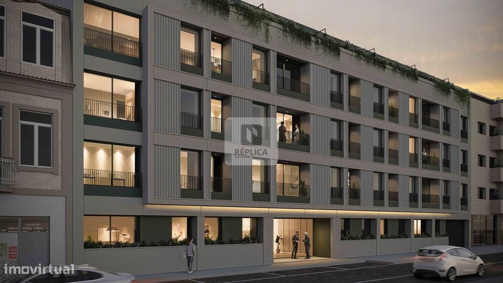 Apartamento T0 Novo com Varanda e Garagem | Cedofeita