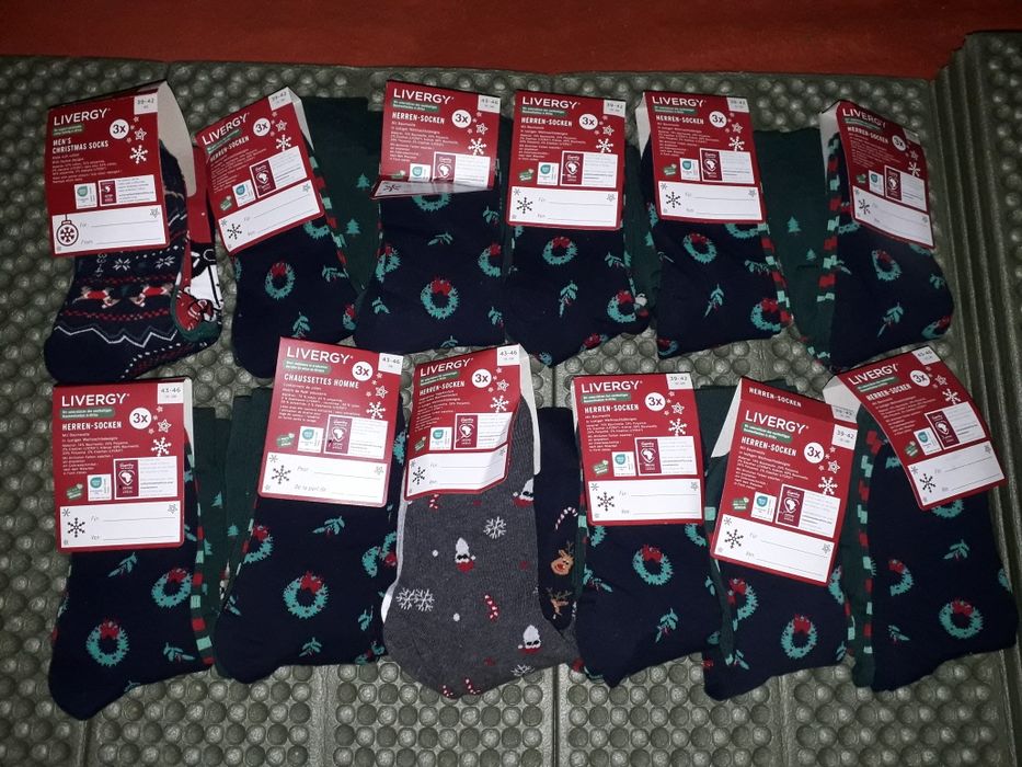 Новорічні шкарпетки/ новогодние носки esmara, livergy