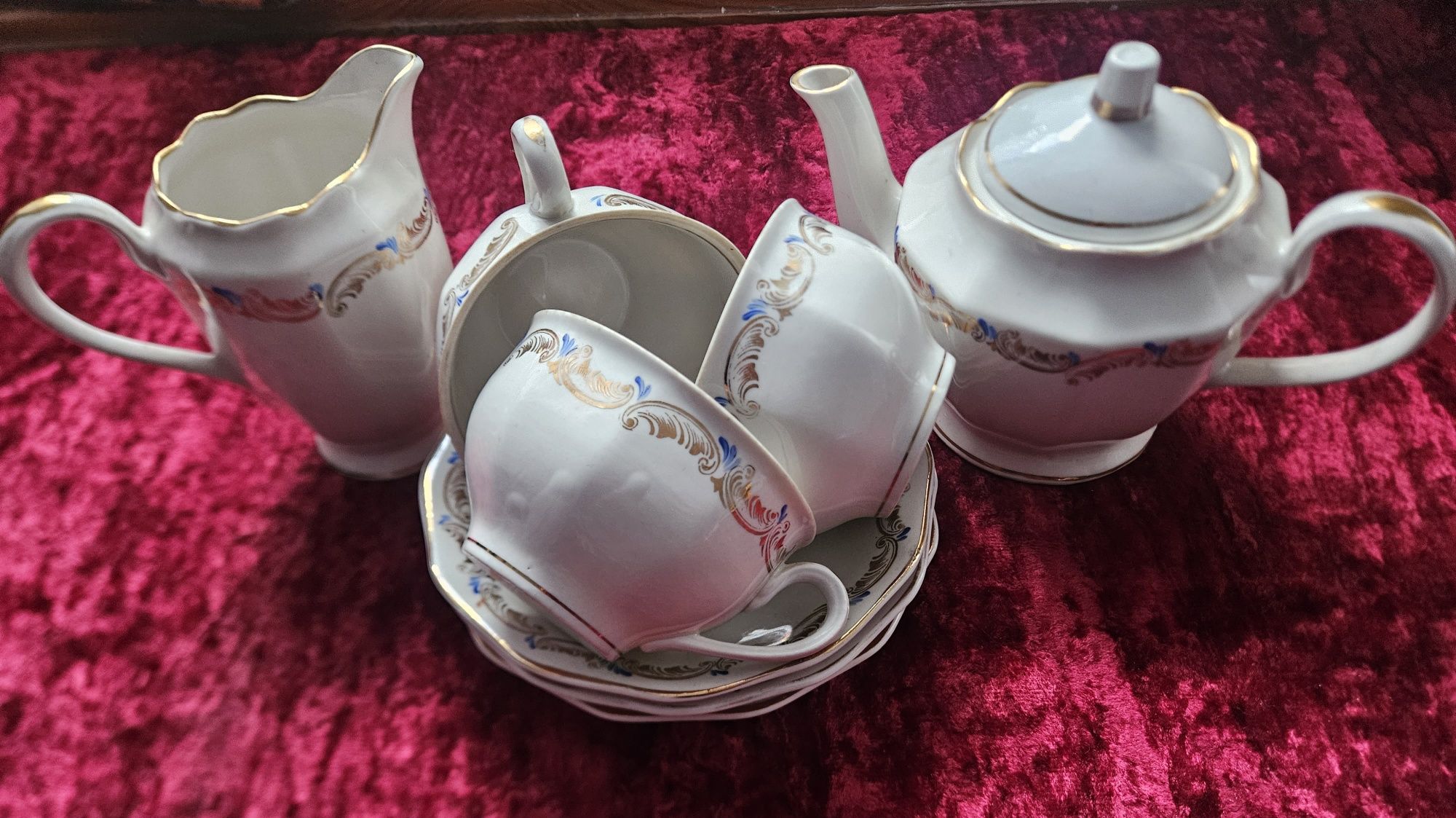 Чайный сервиз, фарфор, Kahla времен СССР