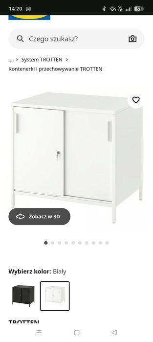 2 szafki metalowe Trotten z Ikea