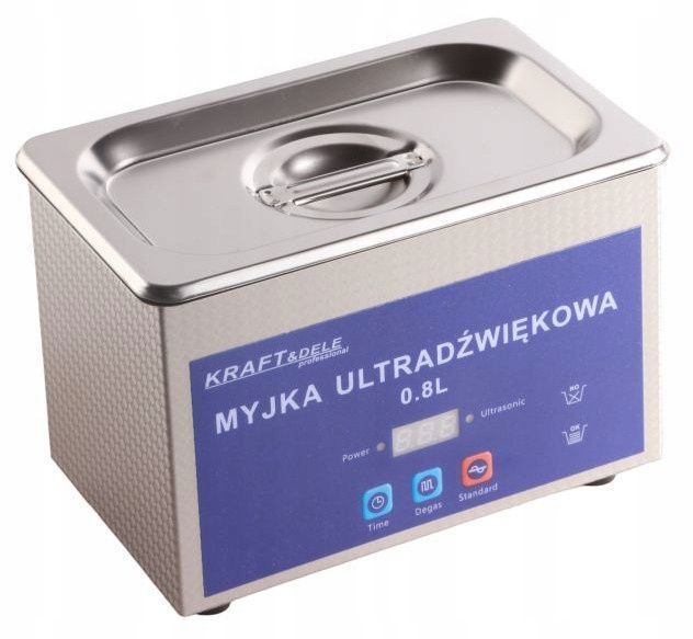 Myjka Wanna Ultradźwiękowa Z Z Koszem 0,8L Sterylizator