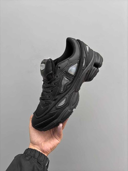 Кросівки Adidas x Raf Simons Ozweego III Black / кроси Раф Сімонс чорн