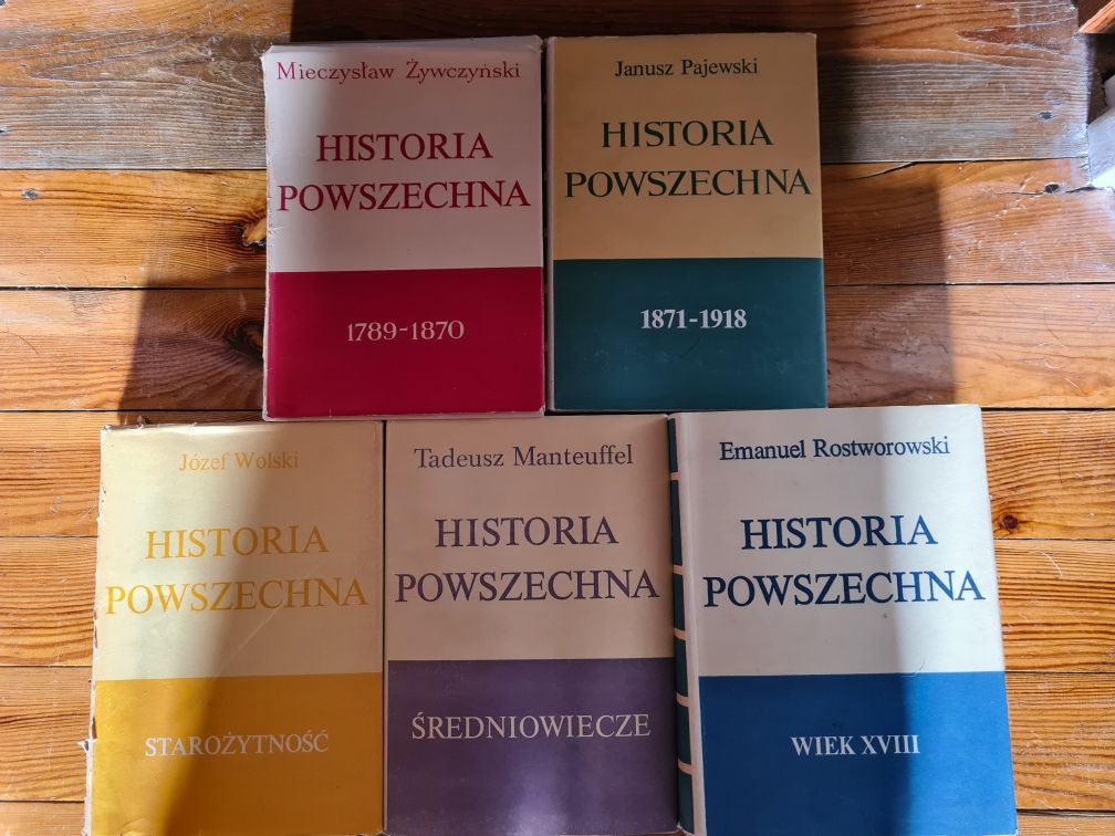 Historia powszechna - 5 tomów