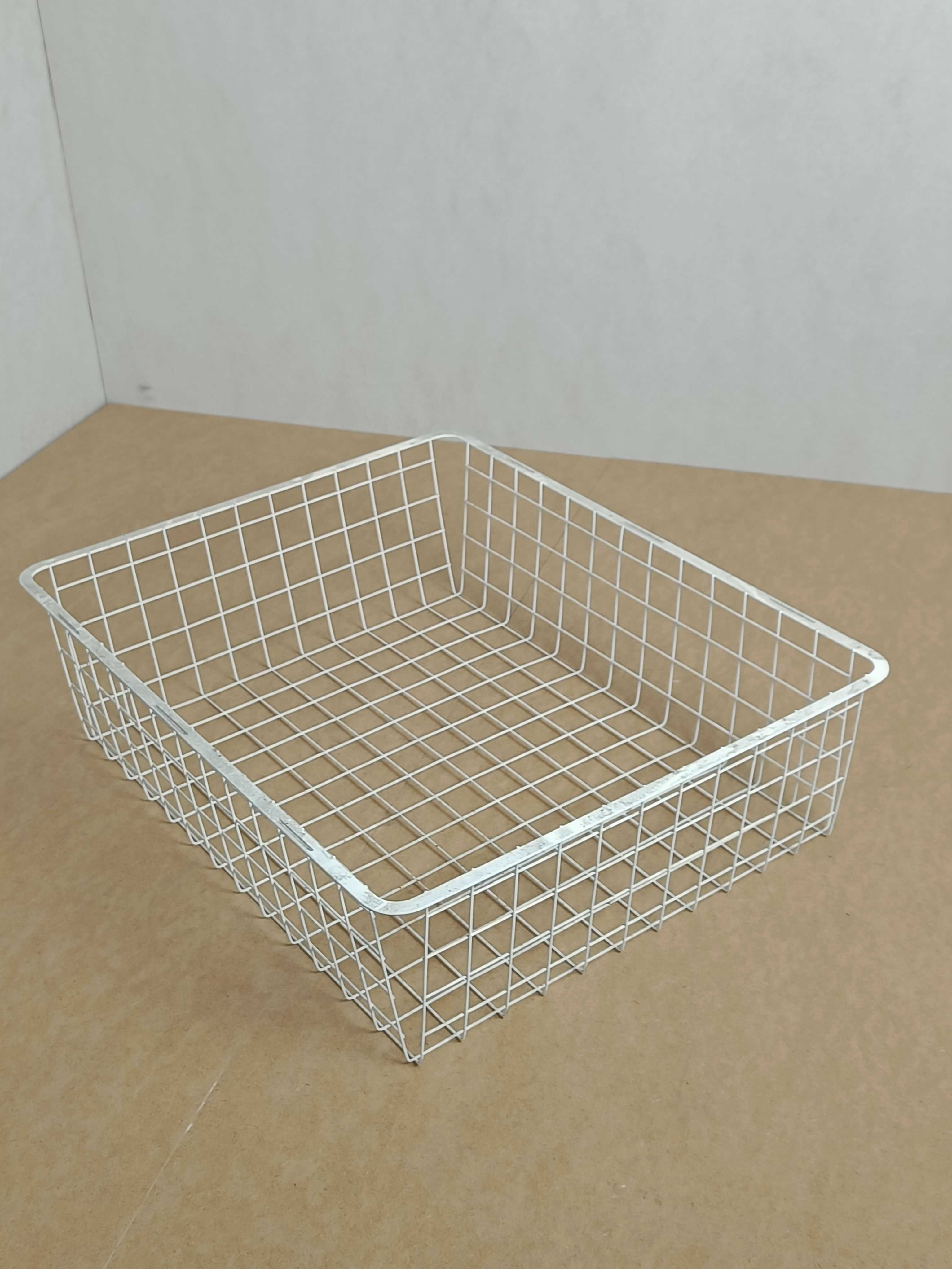 Koszyki druciane / pojemniki / skrzynie magazynowe stalowe 50x40x15