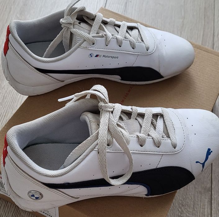 Sneakersy Puma BMW białe w rozmiarze 37
