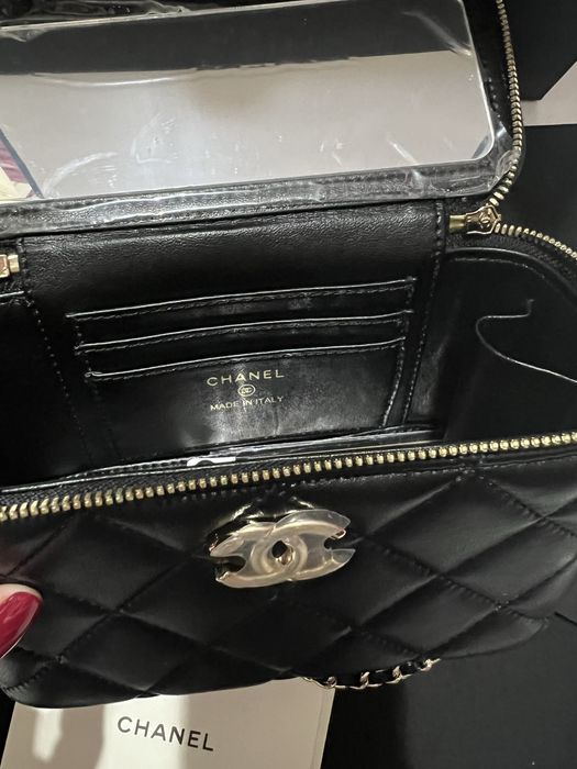 Сумка Chanel Lambskin Vanity Шанель премиум