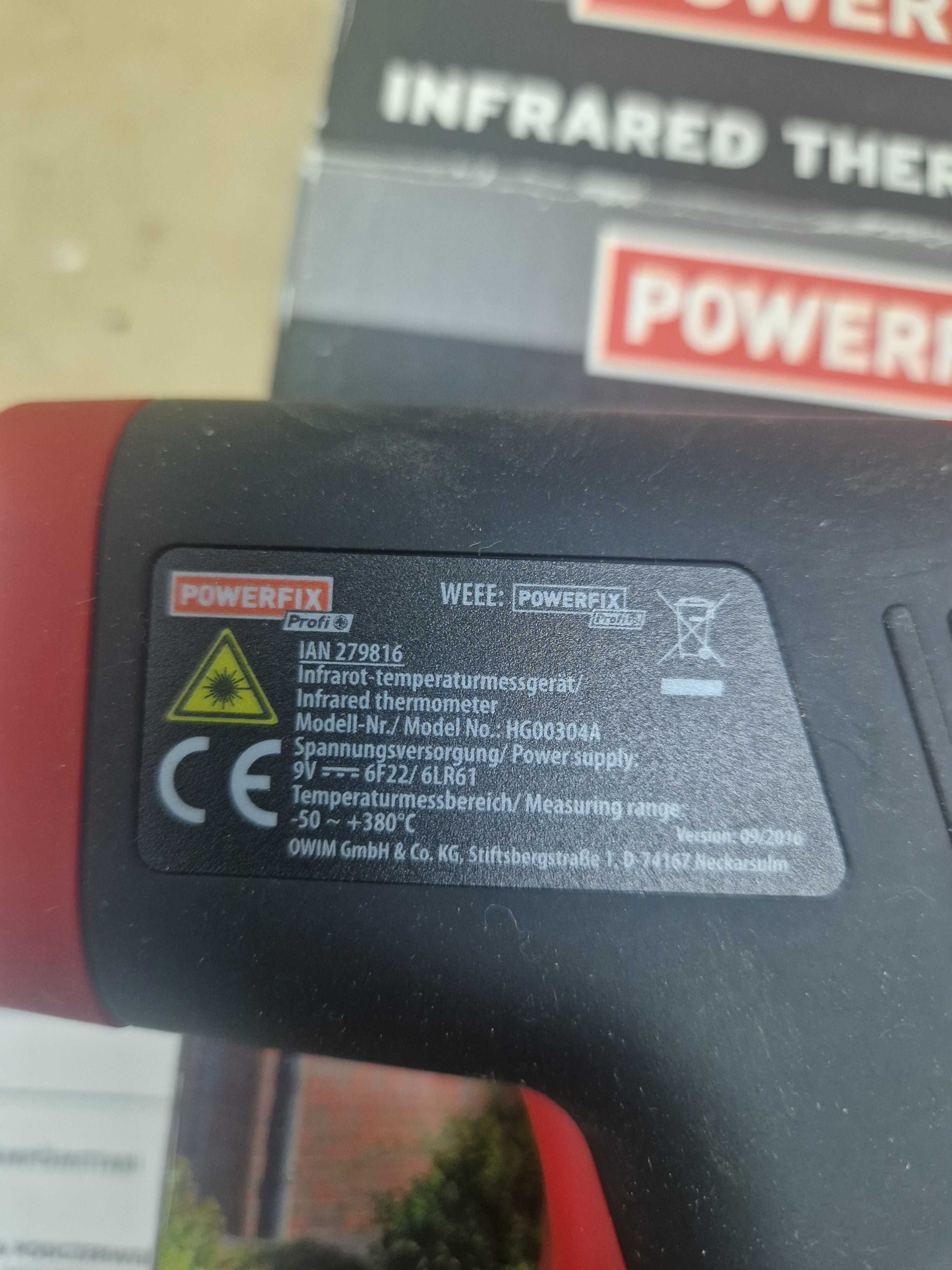 Termometr na podczerwień powerfix okazja