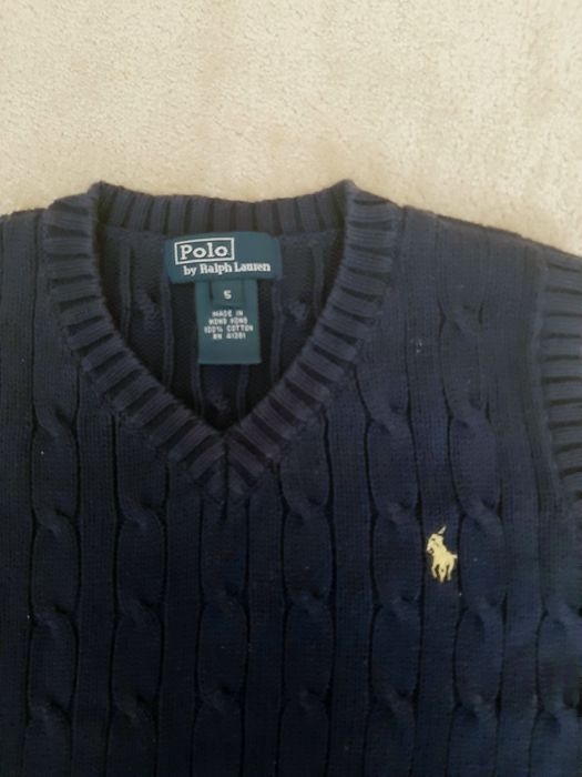 Colete Ralph Lauren malha 5 anos