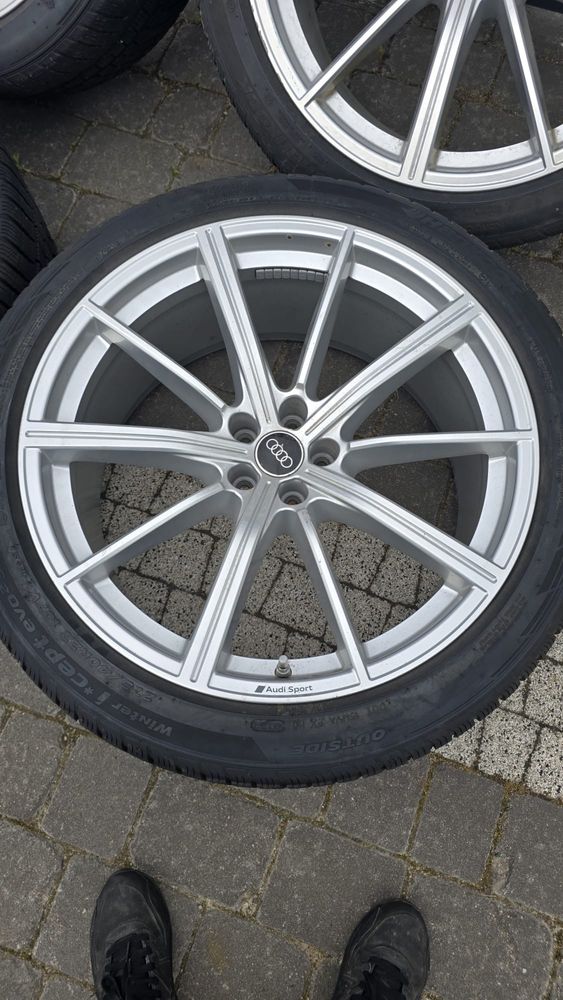 Felgi 22” Audi Q8 RS / Q7RS 5x112 ET18 + zimówki Hankook – 8500 zł