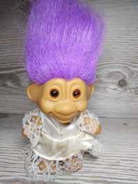 Винтаж Troll,  фиолетовыми волосами