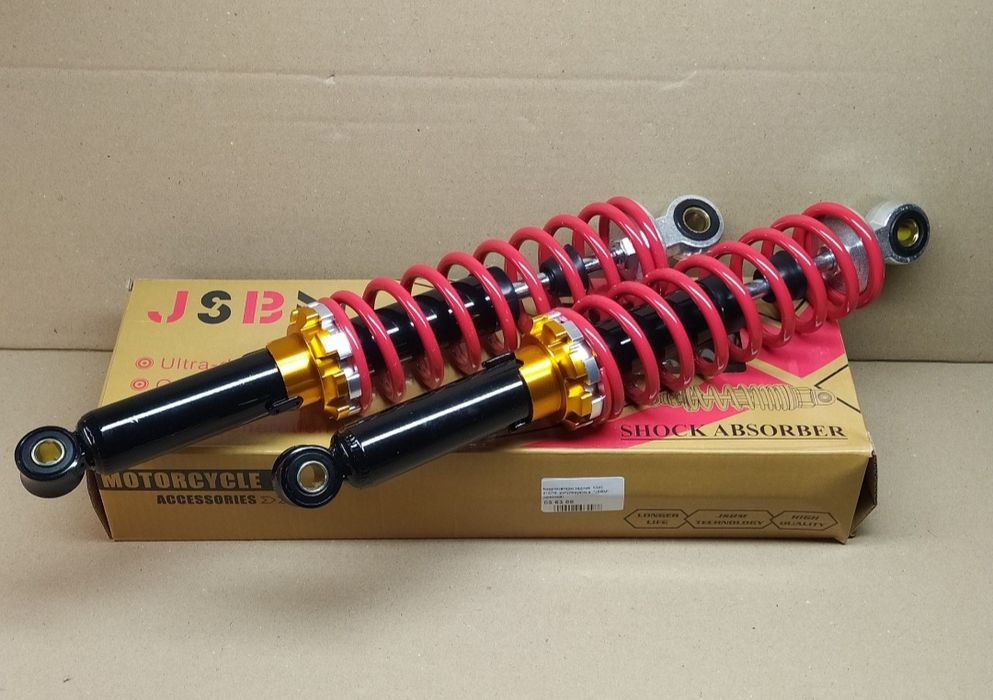 Амортизаторы задние мопеда Альфа Дельта 340мм универсальные