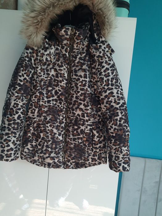 Kurtka zimowa H&M panterka