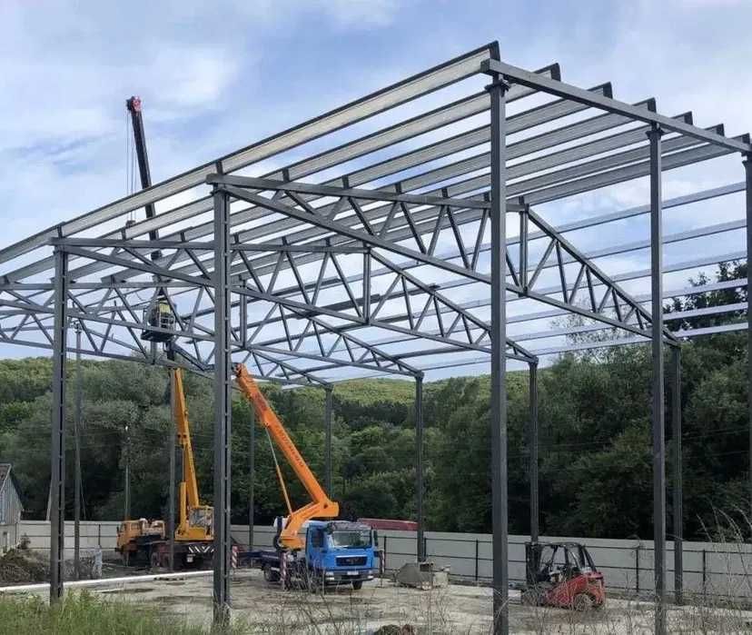 Будівництво складів • ангарів • СТО • металоконструкцій