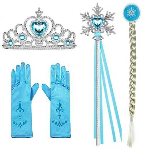 Детский игровой набор Frozen: комплект украшений Эльзы - голубой