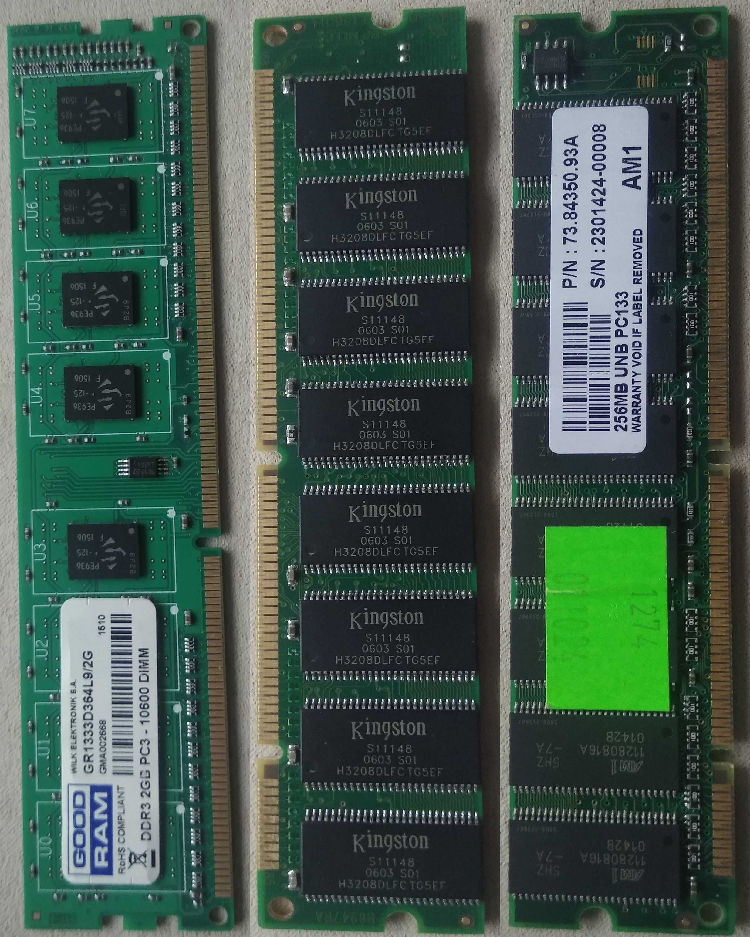 Pamięć GOODRAM DDR3 2GB PC3-10600 DIMM.