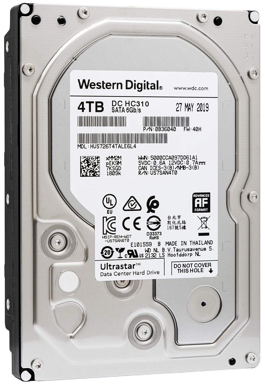 HD - Hard Drive - Ultrastar 4 TB Western Digital (Novo) Disco Duro