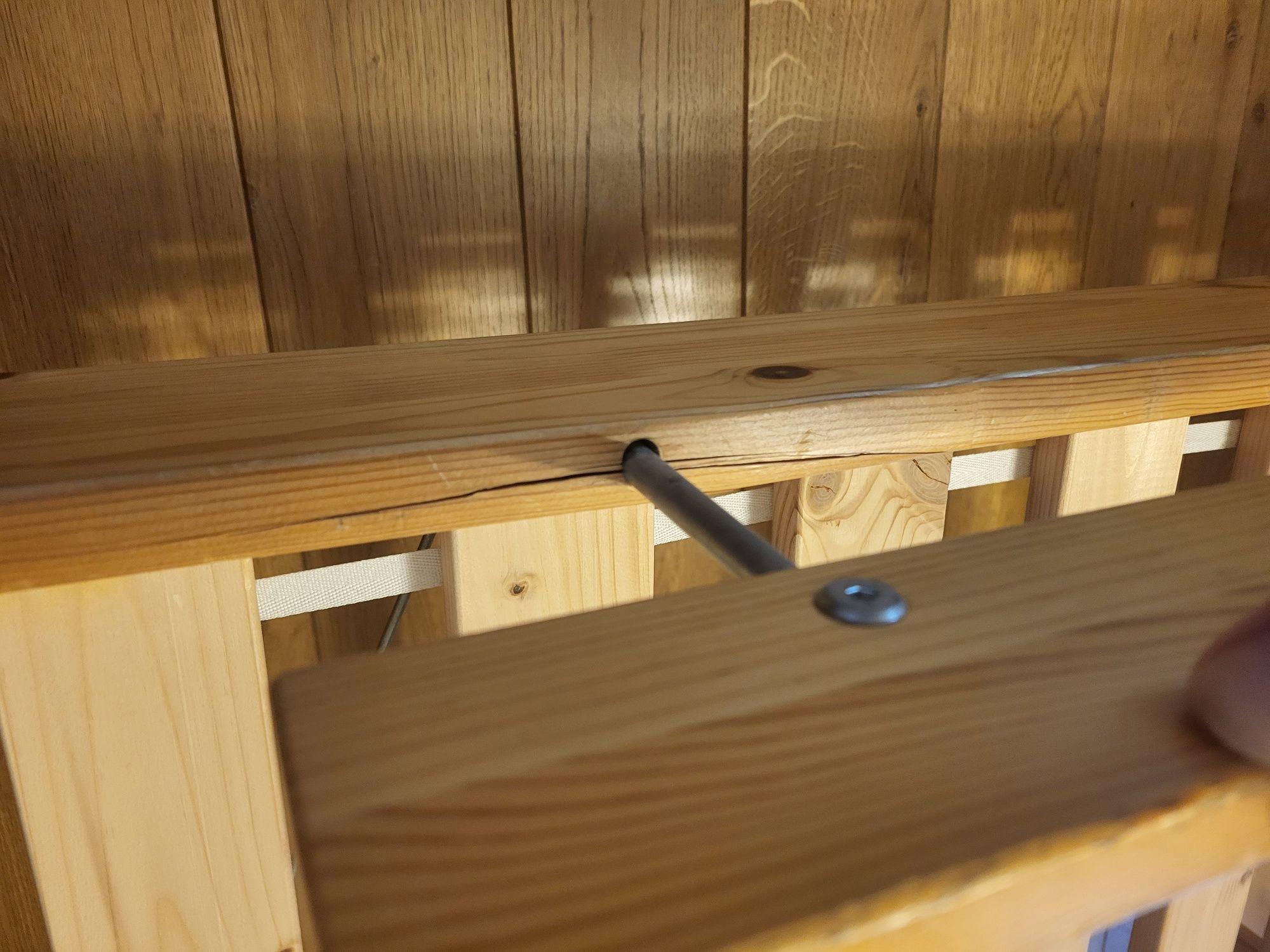 KRITTER IKEA Łóżko z dnem z listew, drewno, bez materaca