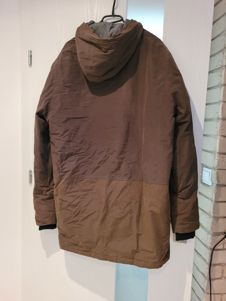 Kurtka męska parka khaki ściągacze zimowa ciepła Medicine XL