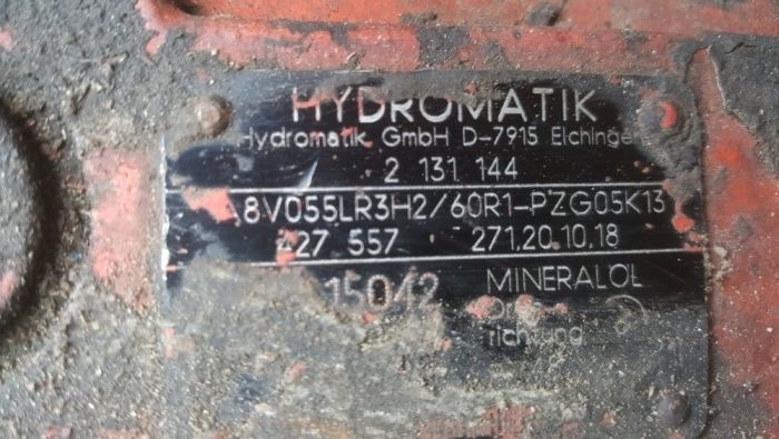 hydromatik A8V055LR3H2/60R1-PZG05K13 pompa hydrauliczna koparka o&kmh4